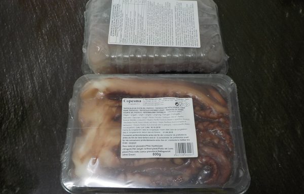 GIANT SQUID TENTACLES (IN TRAY)